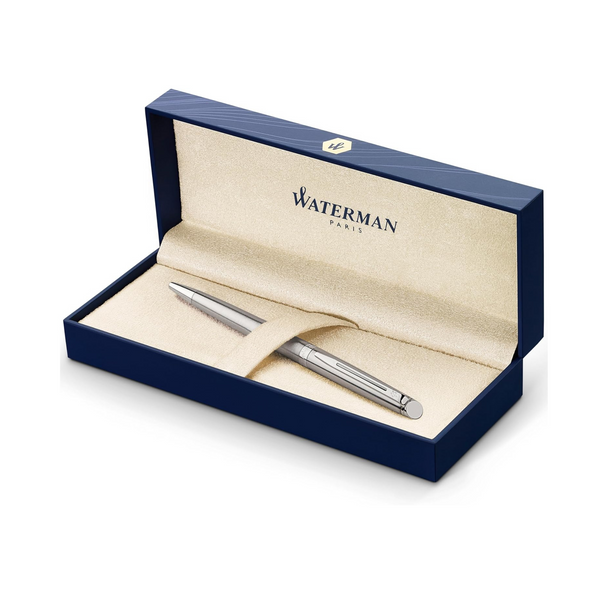 Waterman Hemisphere Ballpoint Pen, Stainless Steel with Chrome Trim