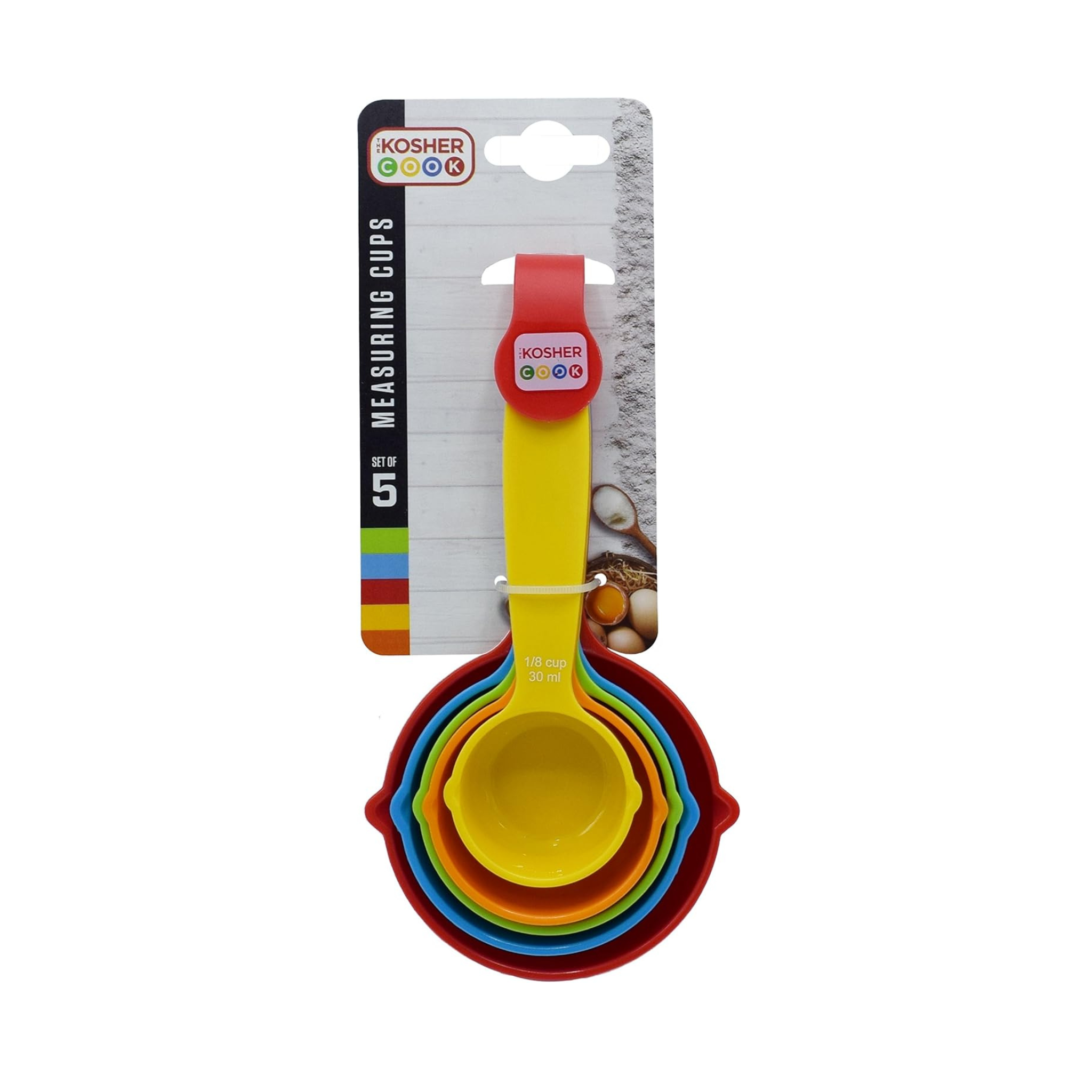 The Kosher Cook Multicolor Measuring Cups