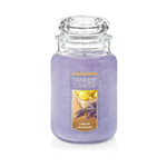 Yankee Candle Lemon Lavender Scented, Classic 22oz Large Jar Candle