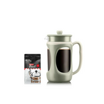 34oz Bodum Outdoor French Press Gift Set w/ Coffee Sampler