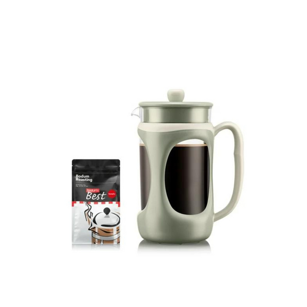 34oz Bodum Outdoor French Press Gift Set w/ Coffee Sampler