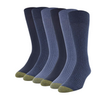 6 Pairs Of GoldToe Men’s Stanton Crew Socks
