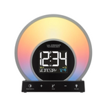 La Crosse Technology Soluna Sunrise & Sunset Digital Alarm Clock w/ USB-A Charging