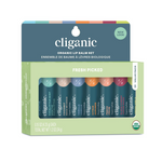8-Pack Cliganic Organic Lip Balm Set