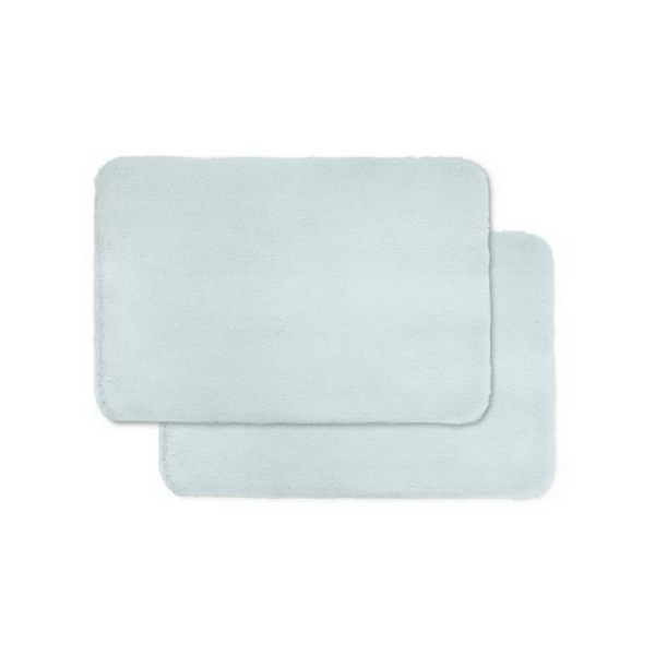 2-Count 17" x 24" Mainstays Memory Foam Faux Fur Bath Rug Mat