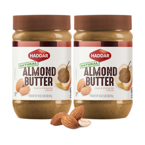 Haddar Natural Almond Butter, Kosher for Pesach, 2 Pack