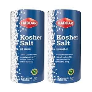 Haddar Kosher Salt, Kosher for Pesach, 2 Pack