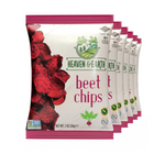 Heaven & Earth Beet Chips, Kosher for Pesach, 6 Snack Packs