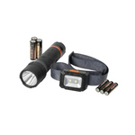 2-Pack Ozark Trail Combo: Headlamp (300 Lumens) & Flashlight (500 Lumens)