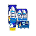 3 Bottles Dawn Platinum Dish Soap & 2 Sponges