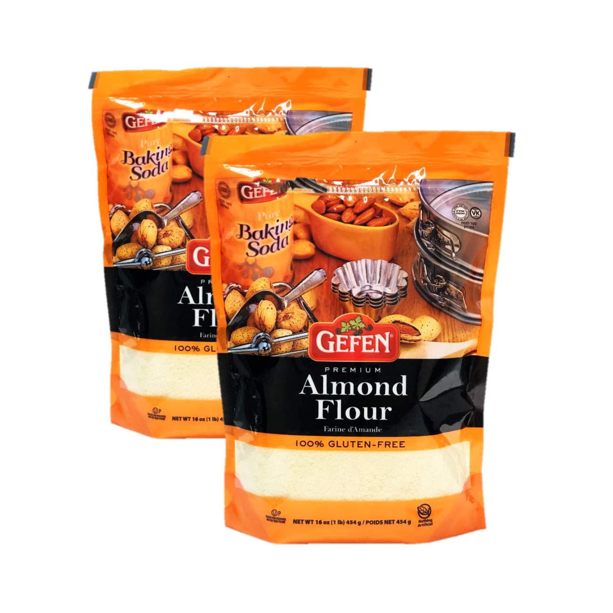 Gefen Premium Almond Flour, OU Passover, 2 Packs