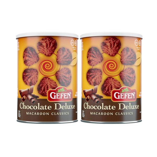 Gefen Chocolate Macaroons, Kosher For Passover, 2 Pack