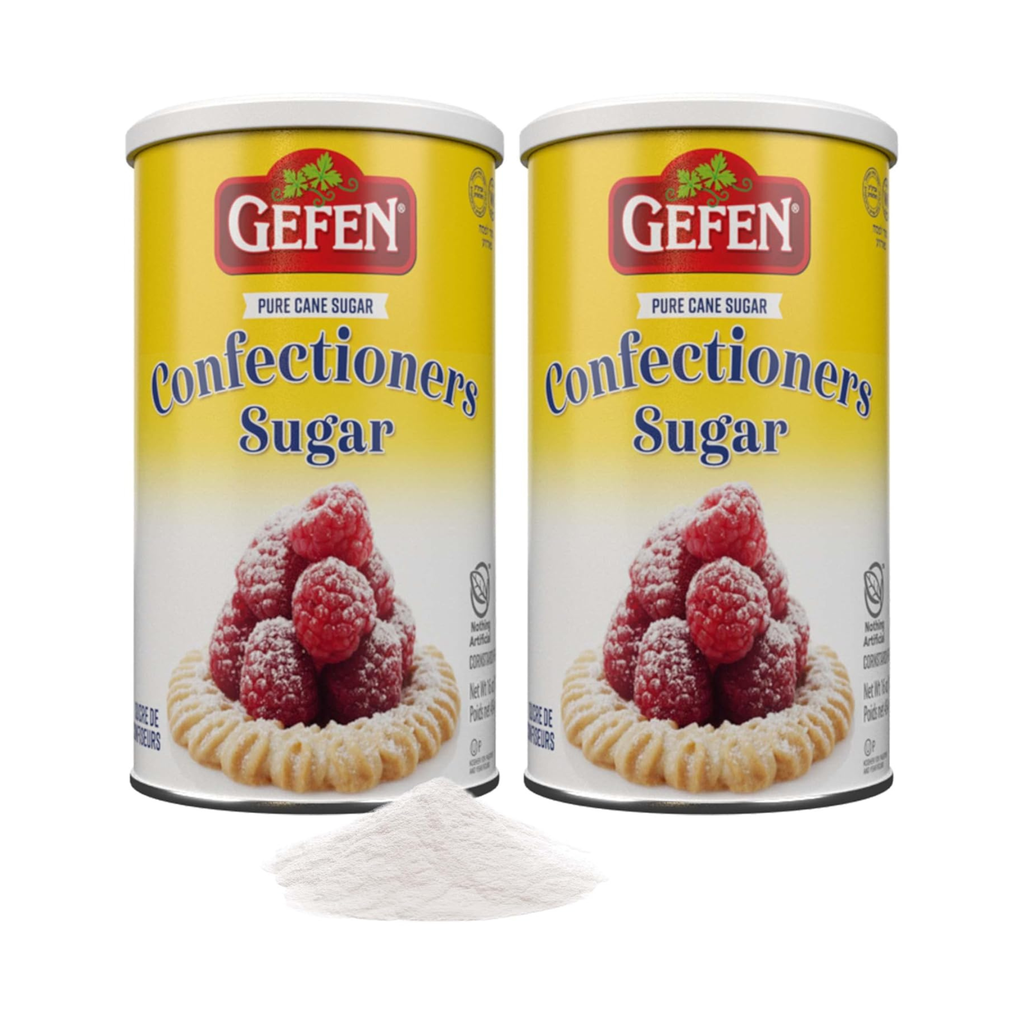 Gefen Confectioners Sugar, OU Passover, 2 Pack