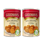Goodman's Coconut Macarons, Kosher For Passover, 2 Pack
