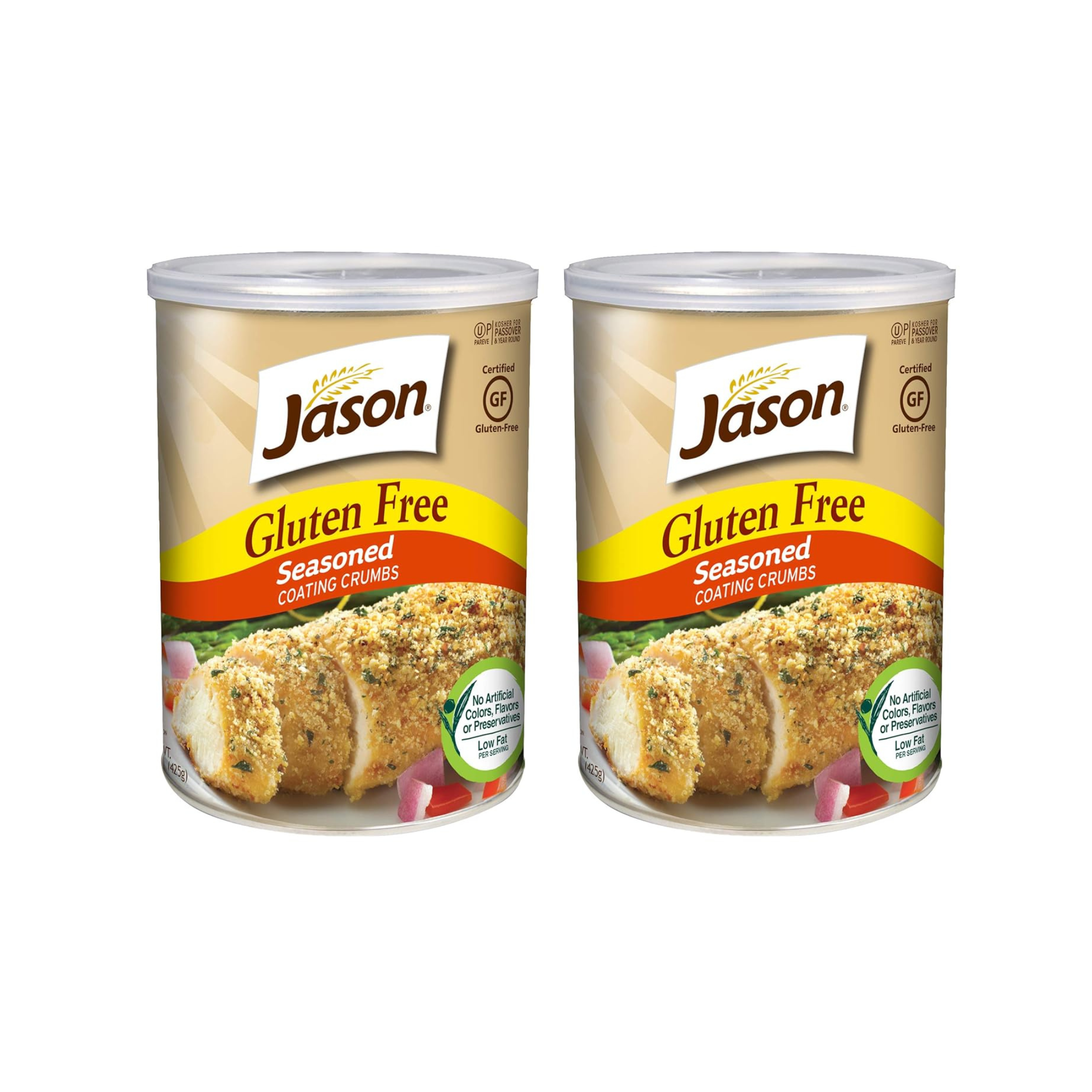 Jason Gluten Free Kosher For Passover Coating Crumbs, 2 Pack