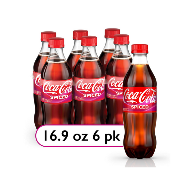6-Pack Coca Cola Original Taste Soda Soft Drink, 16.9 oz