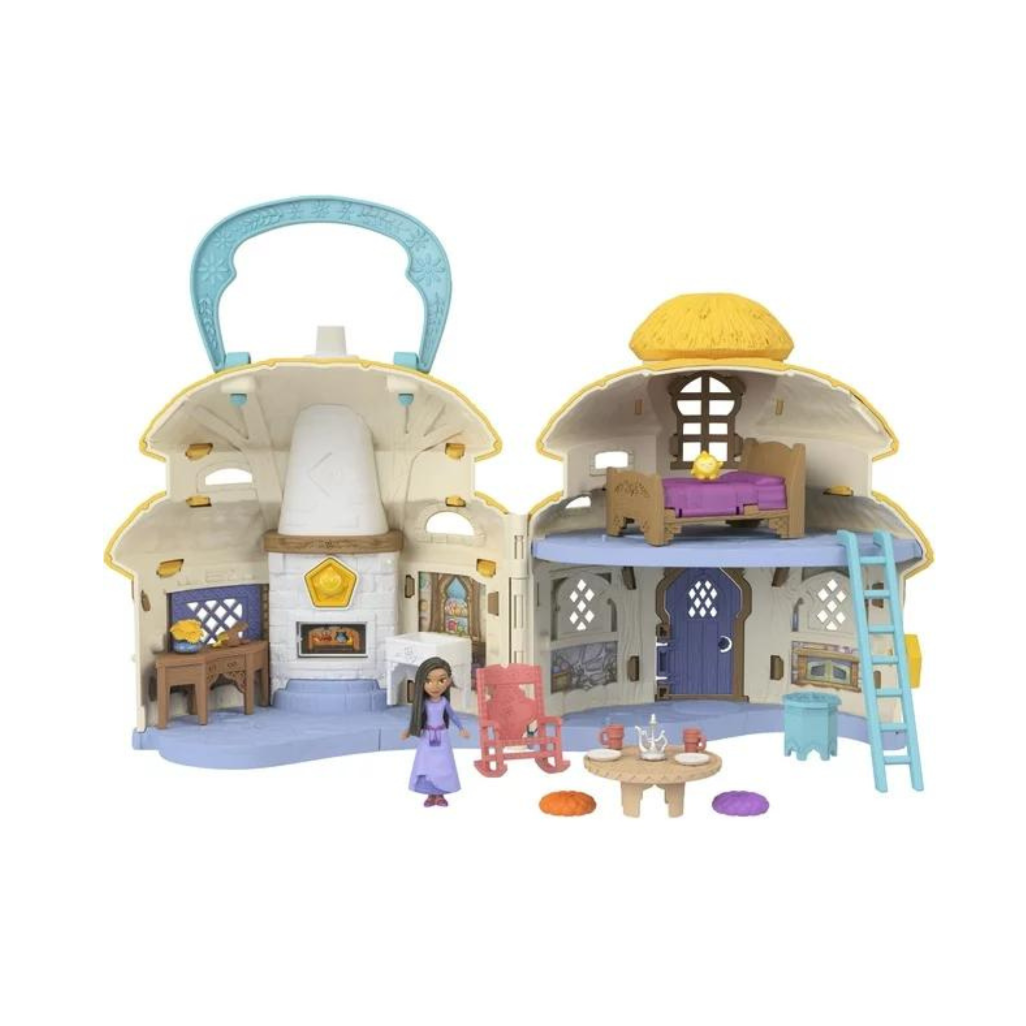 Mattel Disney Wish Cottage Home Playset with Asha of Rosas Mini Doll