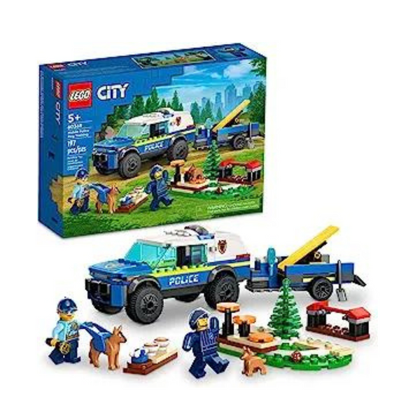 LEGO City Mobile Police Dog Training SUV Car with Trailer