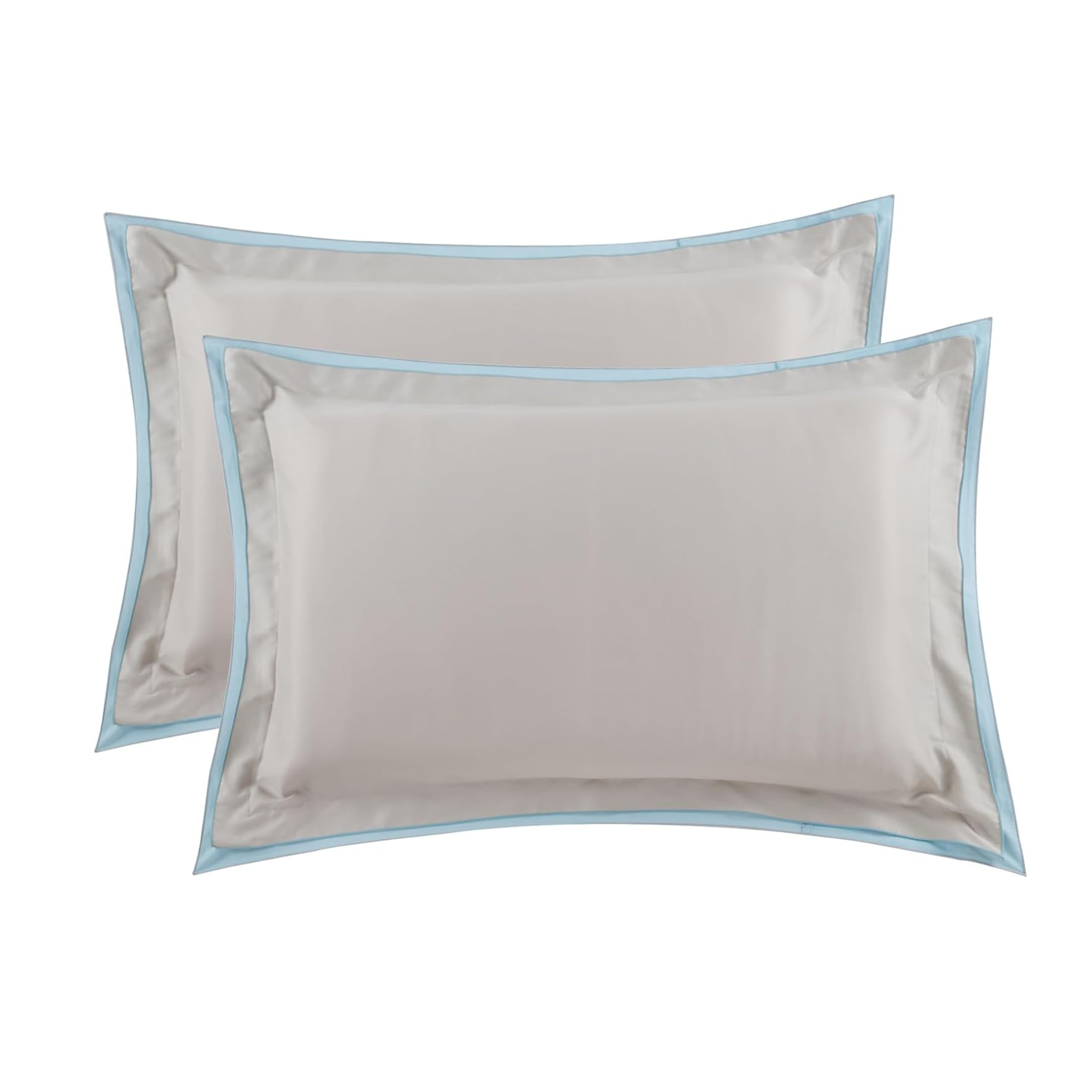 2-Pack Ranznaz Cotton Queen Size Pillow Shams Set