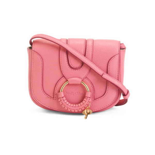 See By Chloe Leather Hana Flap Over Crossbody With Round Hardware