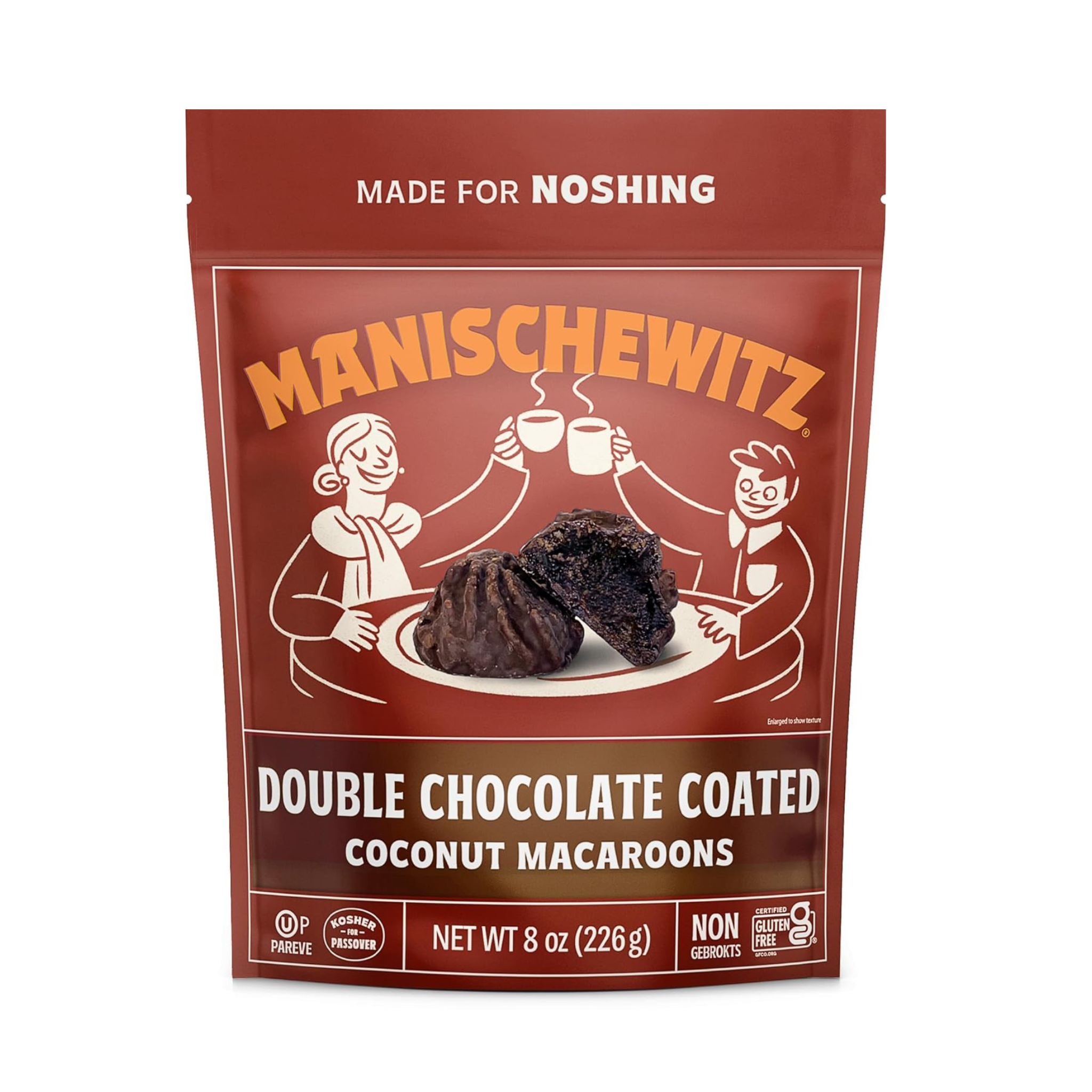 Manischewitz Double Chocolate Coated Macaroons, OU Passover