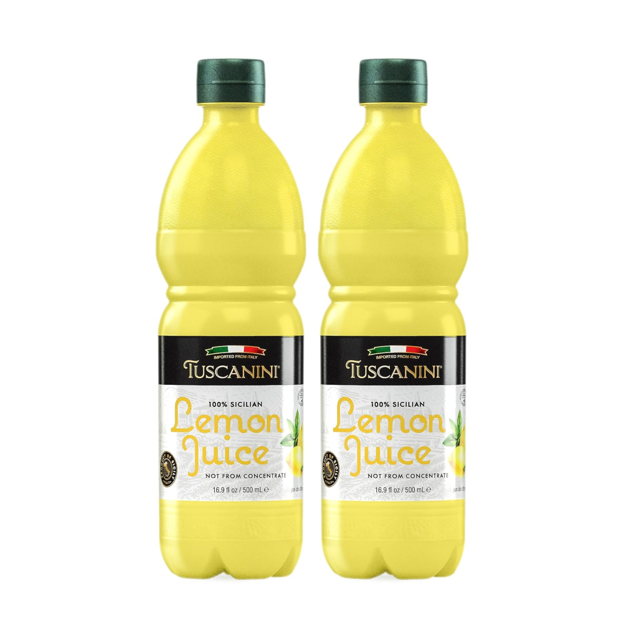 Tuscanini 100% Sicilian Lemon Juice, 2 Pack