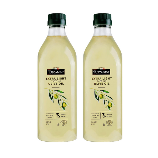 Tuscanini Extra Light Olive Oil, Kosher for Pesach, 2 Pack