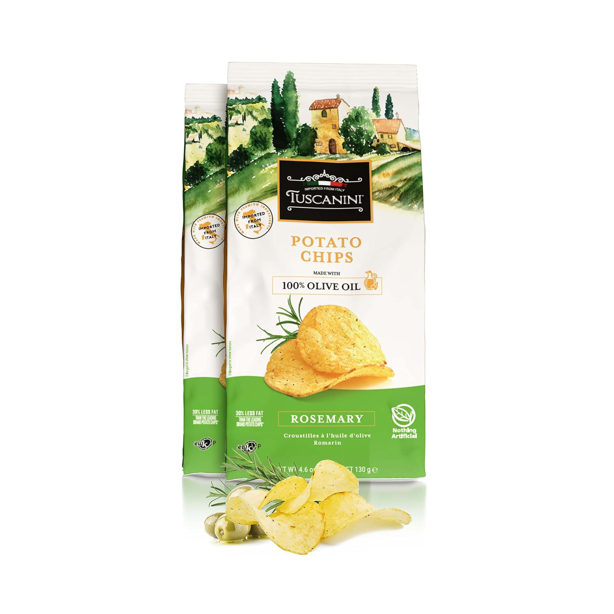 Tuscanini Rosemary Potato Chips, Kosher For Passover, 2 Pack