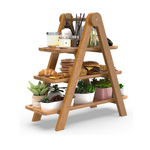 Acacia Wooden 3 Tier Serving Tray