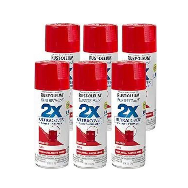 6-Pack 12-Oz Rust-Oleum Painter's Touch 2X Ultra Cover Spray Paint (Various)