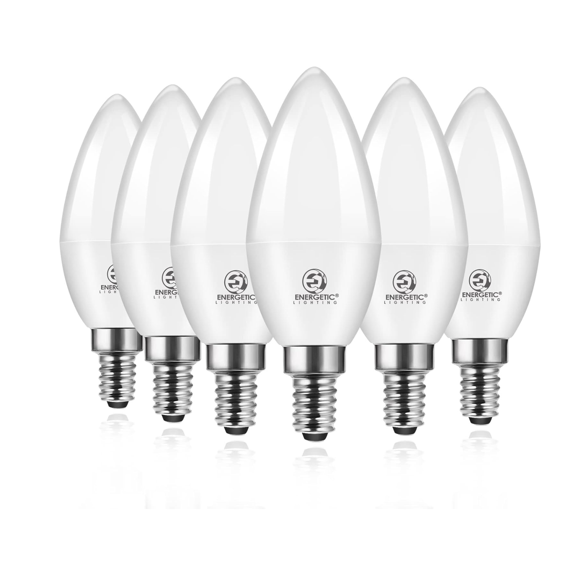 6-Pack Energetic E12 5.5W LED Candelabra Light Bulbs