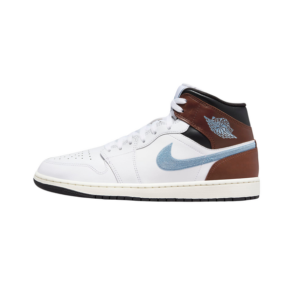 Nike Men's Air Jordan 1 Mid SE Shoes (White/Sail)