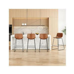 Set of 4 26 Inch Counter Height Bar Stools