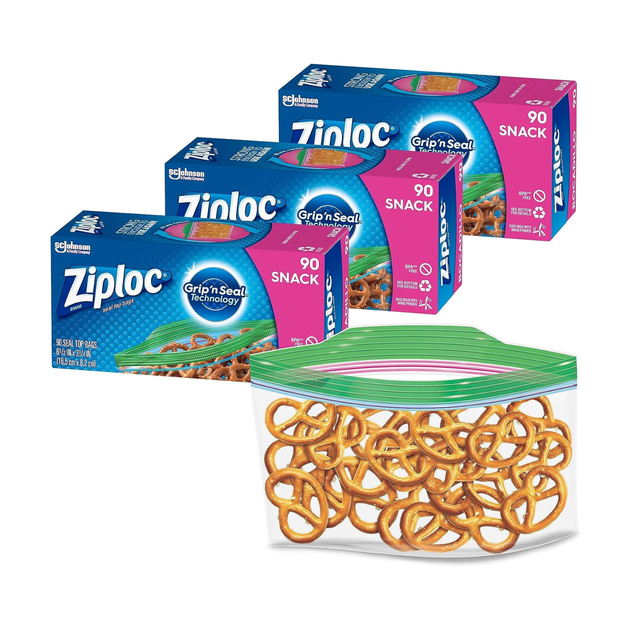 270 Ziploc Food Storage Bags