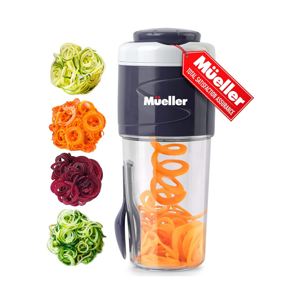 All-In-One Mueller Spiralizer and Salad Container