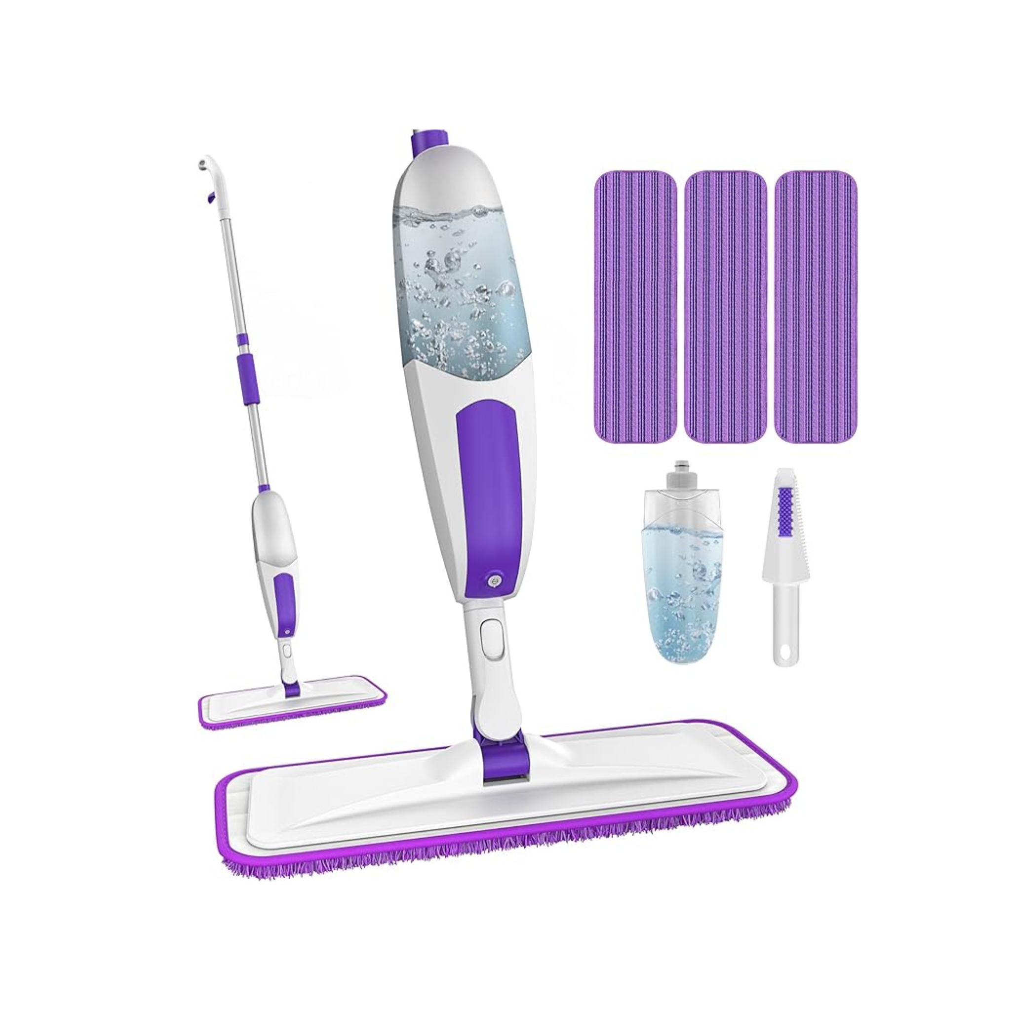 Microfiber Spray Mop with 3 Pads