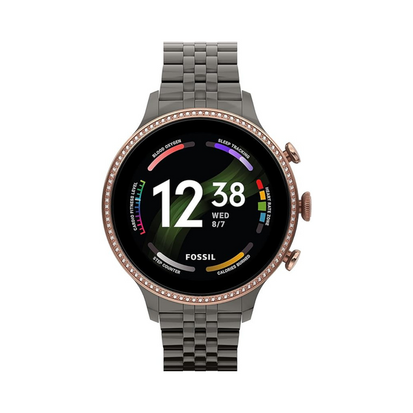 Fossil Women's Gen 6 42mm Stainless Steel Touchscreen Smart Watch