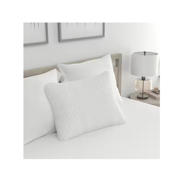 StyleWell Cooling Memory Foam Standard Pillow w/ Removable Bamboo Cover