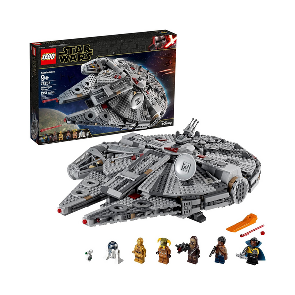 1351-Piece LEGO Star Wars Millennium Falcon Building Set w/ 7 Figures