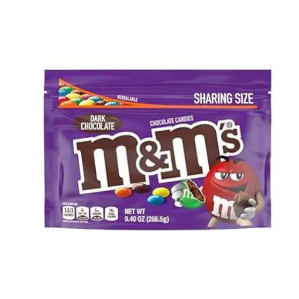 Sharing Size Bag of M&M’S Dark Chocolate Candy (9.4-Oz)