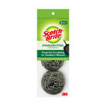 3-Pack Scotch-Brite Stainless Steel Scrubbers