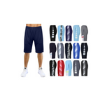 5-Pack Men's or Women's Moisture Wicking Performance Mesh Shorts (various colors)