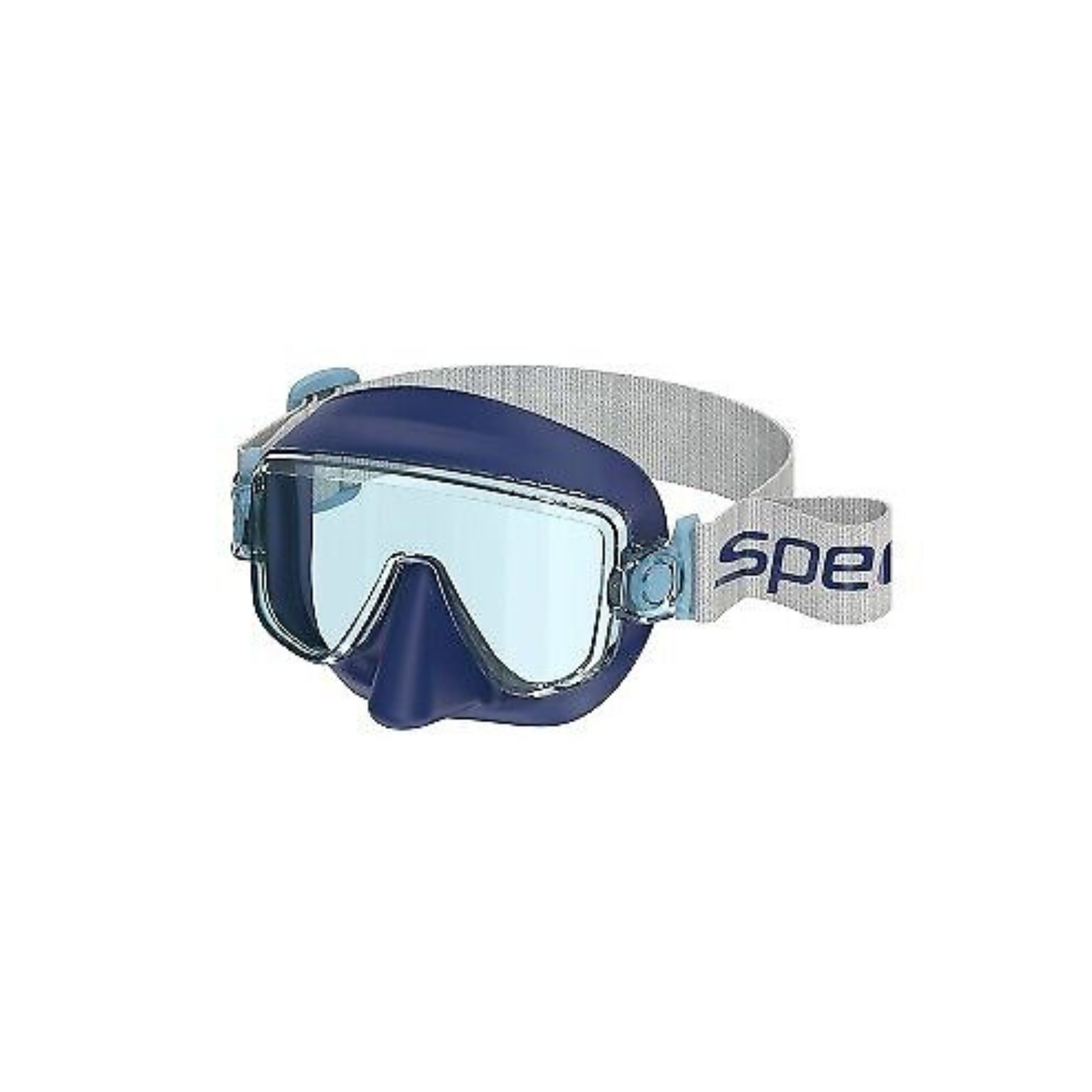 Speedo Adult Travel Snorkel Mask Set (Navy)