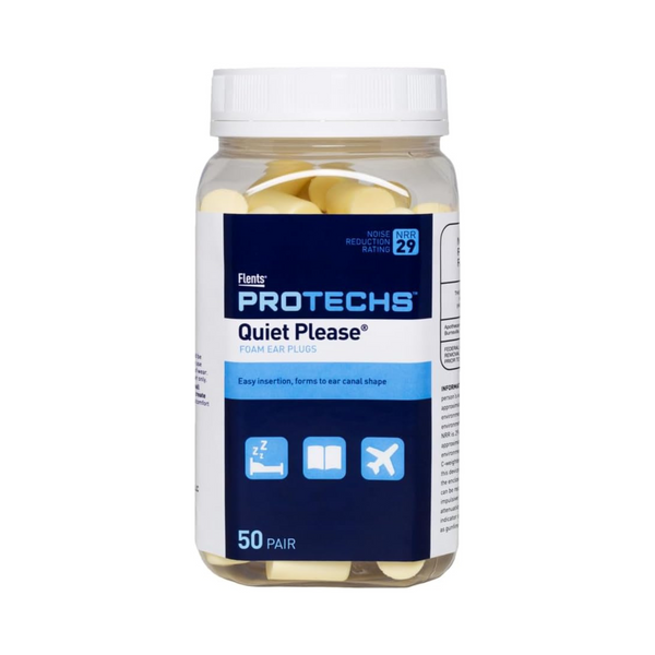 50-Pair Flents Foam Ear Plugs for Sleeping Snoring Loud Noise