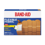 100-Count Band-Aid Brand Flexible Fabric Adhesive Bandages