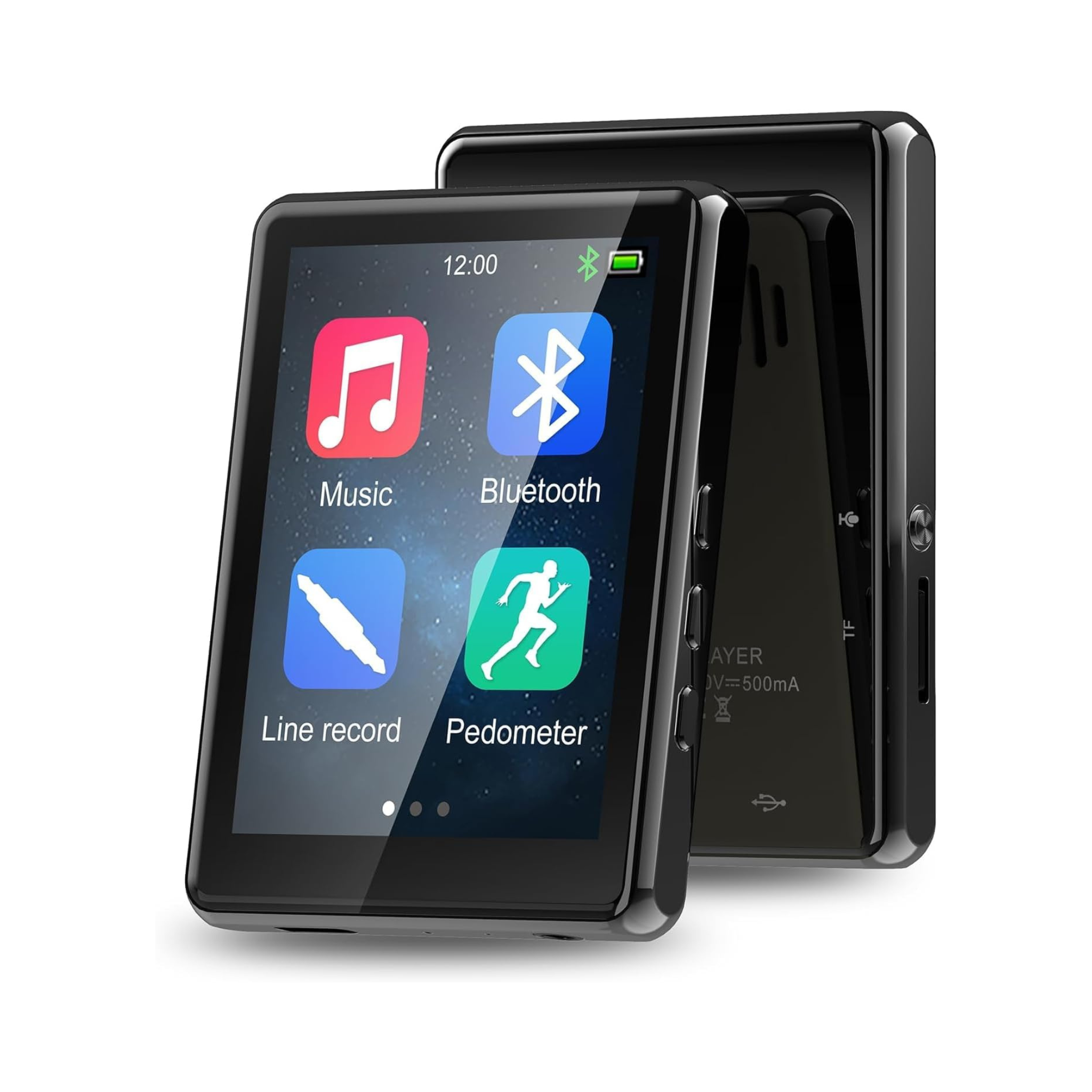 Aohkh 2.8'' HD Full Touch Screen 64GB MP3 Player w/ Bluetooth 5.3
