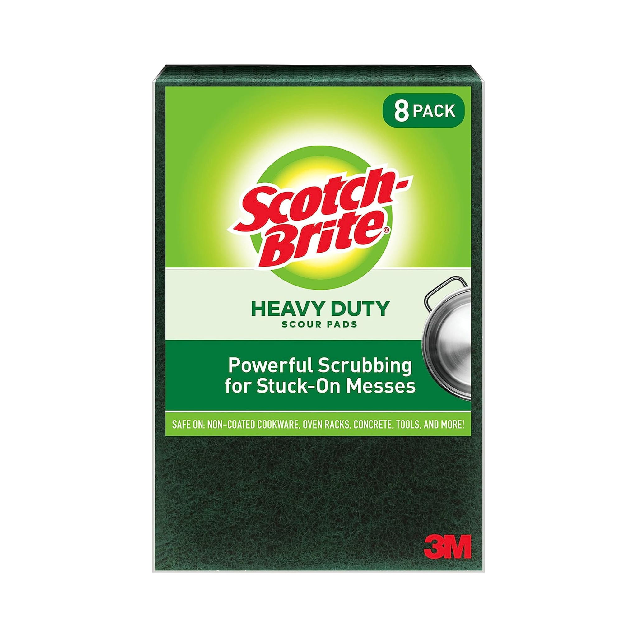 8-Pack Scotch-Brite Heavy Duty Large Scour Pads