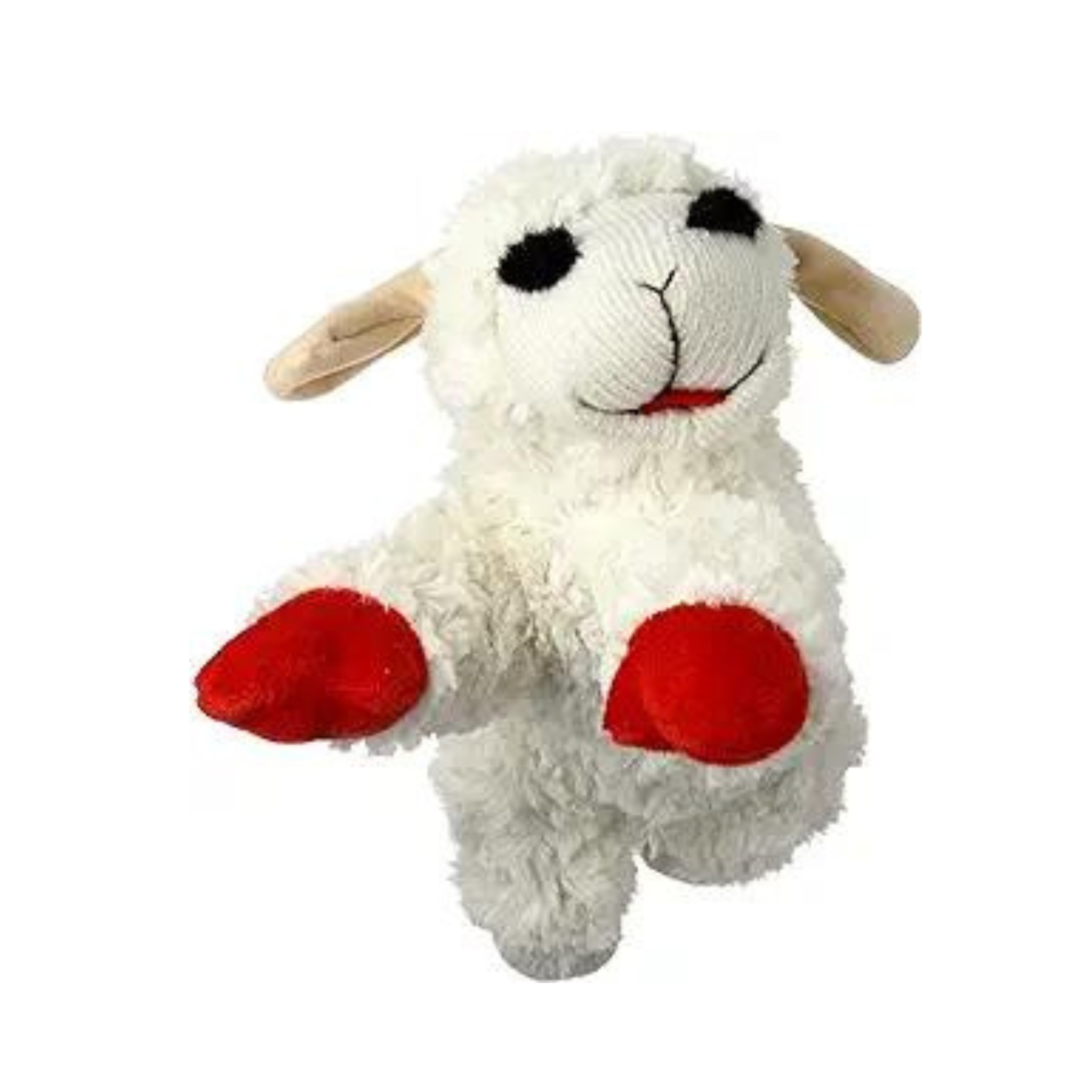 10" Multipet Lambchop Plush Squeaker Dog Toy