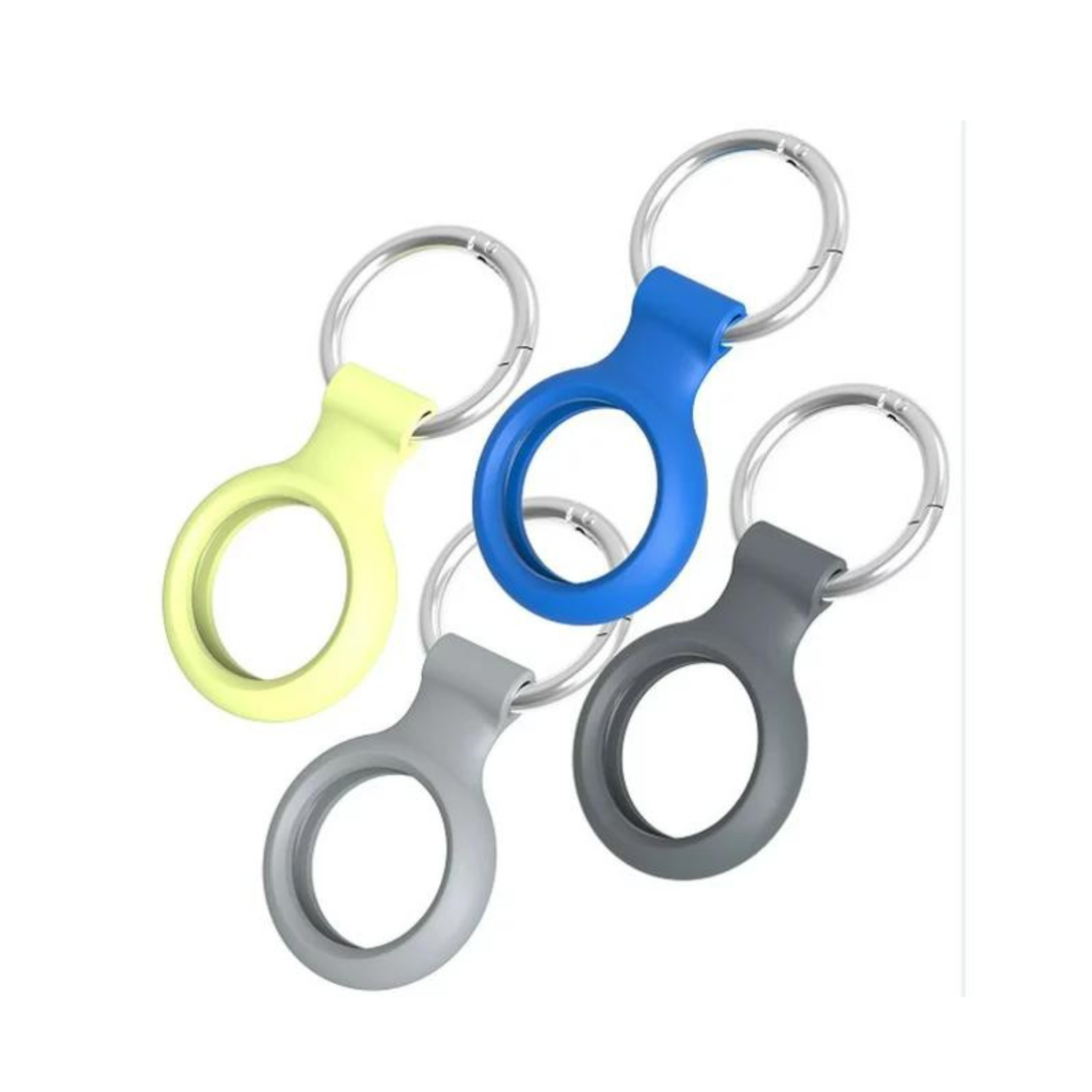 4-Count onn. AirTag Holders w/ Carabiner-Style Ring