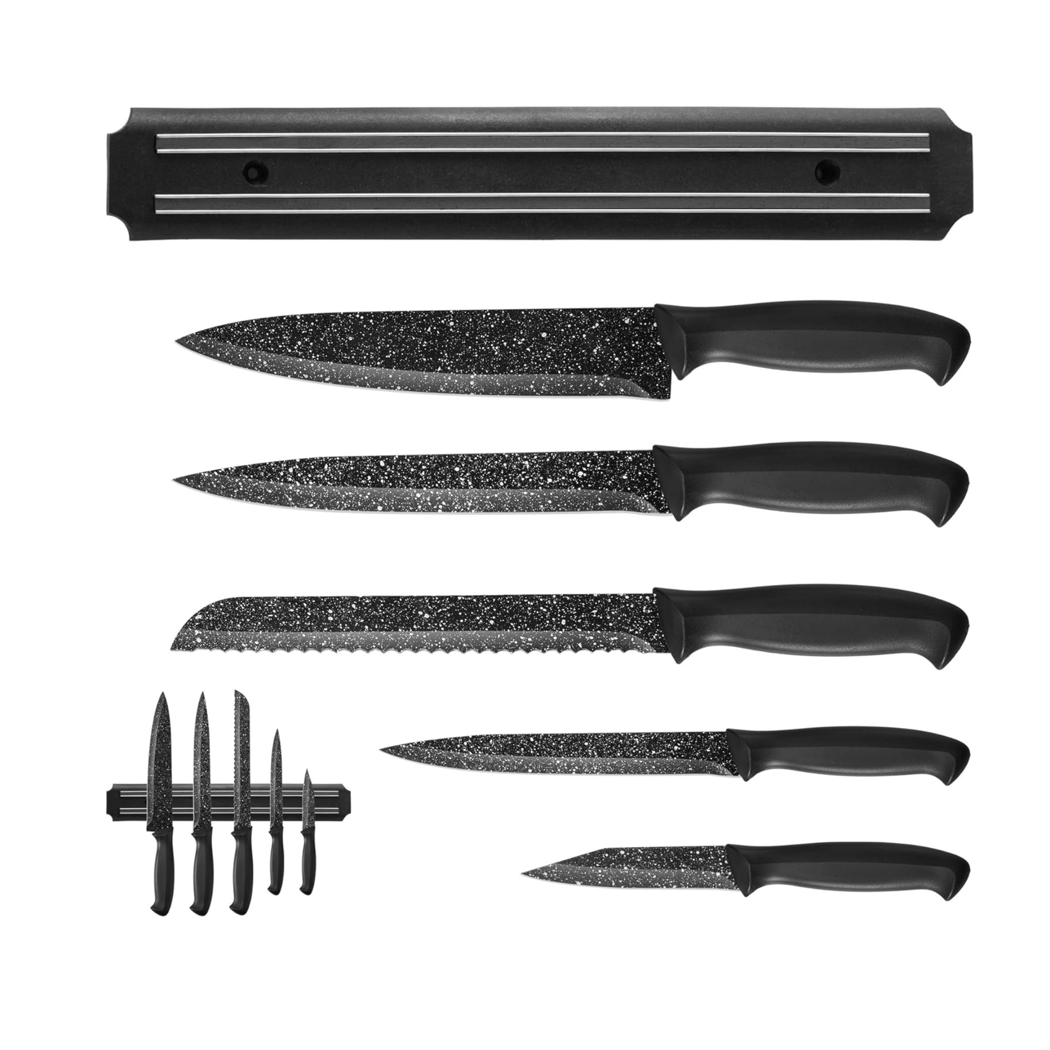 5-Piece Jiaedge Nonstick Coating Ultra Sharp Kitchen Knife Set